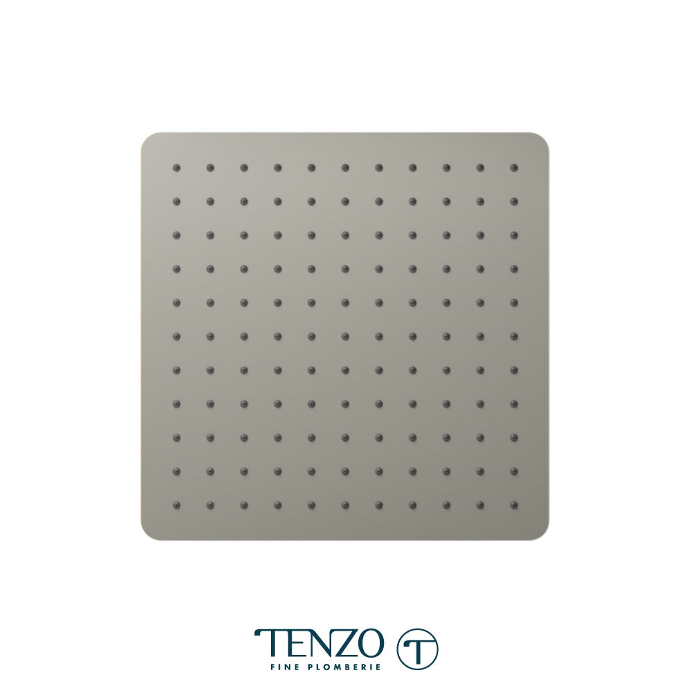 Tenzo Quantum Recessed Ceiling Shower Head, 30 x 30 cm [12"] - CSH-12-Q