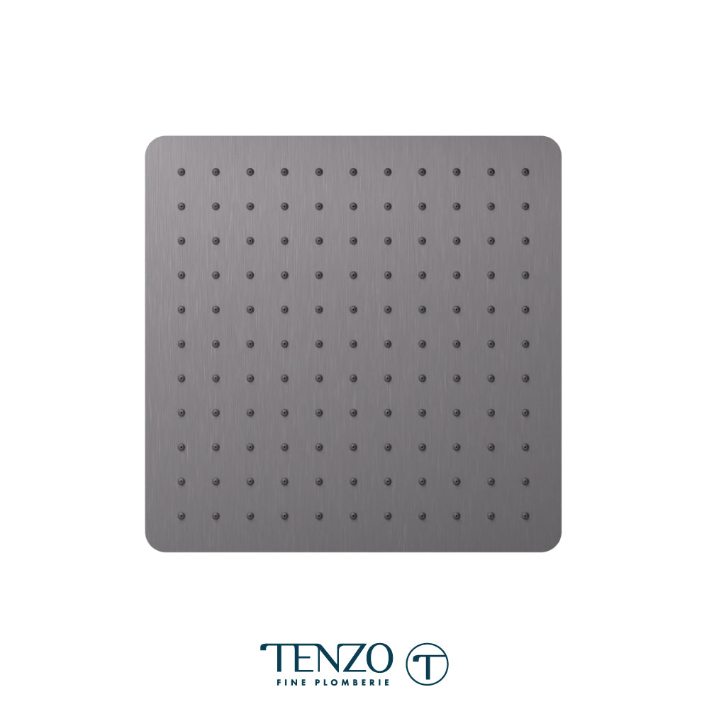Tenzo Quantum Recessed Ceiling Shower Head, 30 x 30 cm [12"] - CSH-12-Q