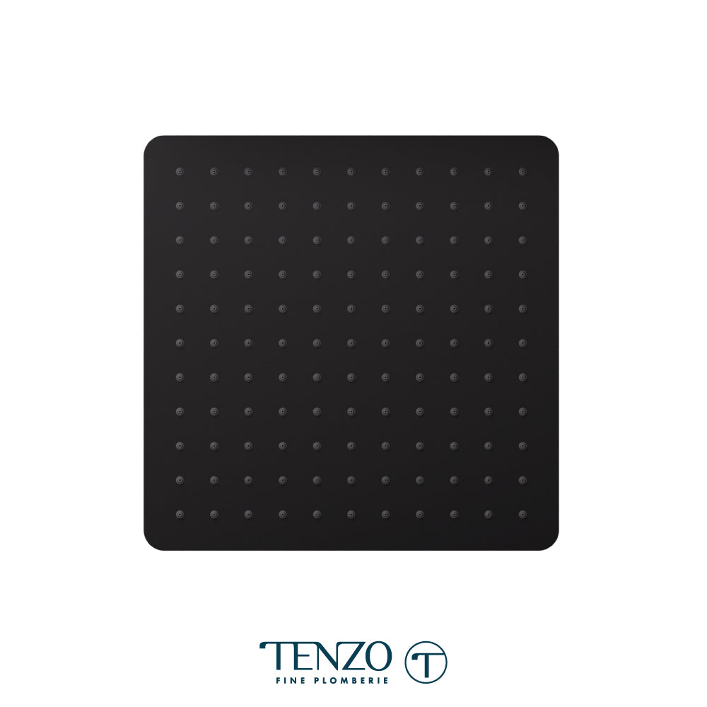 Tenzo Quantum Recessed Ceiling Shower Head, 30 x 30 cm [12"] - CSH-12-Q