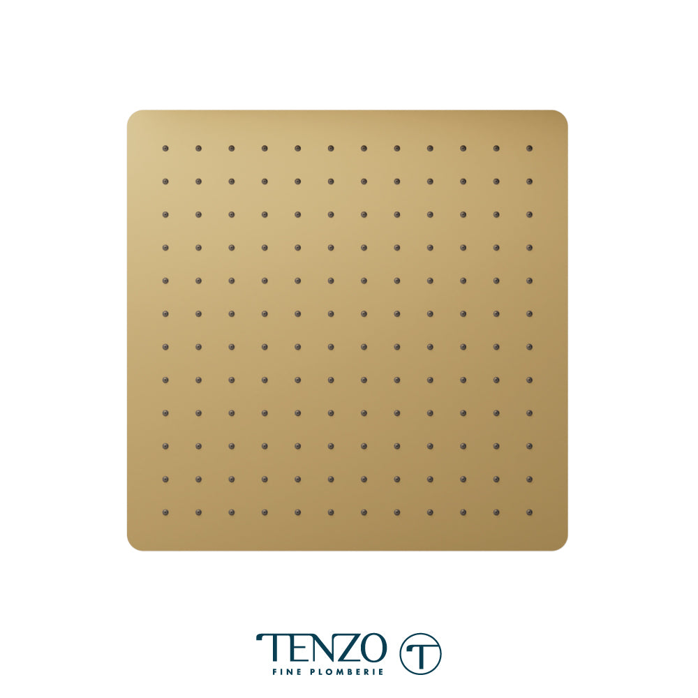 Tenzo Quantum Recessed Ceiling Shower Head, 40 x 40 cm [16"] - CSH-16-Q
