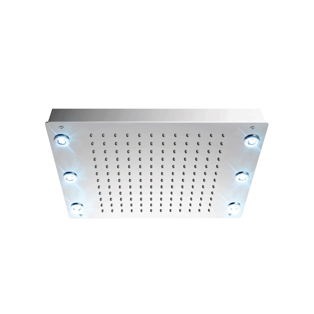Tenzo Ceiling Shower Head With LED, 33 x 43 cm [13 x 17"] - CTS-1317L