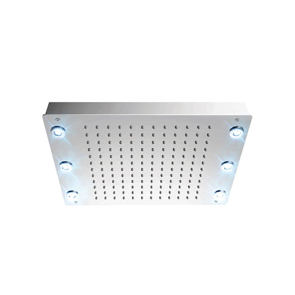 Tenzo Ceiling Shower Head With LED, 33 x 43 cm [13 x 17"] - CTS-1317L