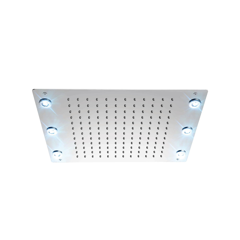Tenzo Ceiling Shower Head With LED, 33 x 43 cm [13 x 17"] - CTS-1317L