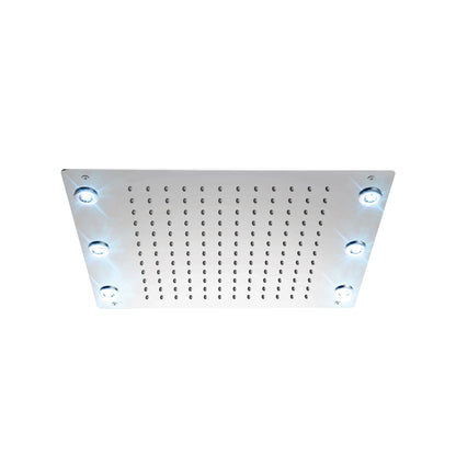 Tenzo Ceiling Shower Head With LED, 33 x 43 cm [13 x 17"] - CTS-1317L