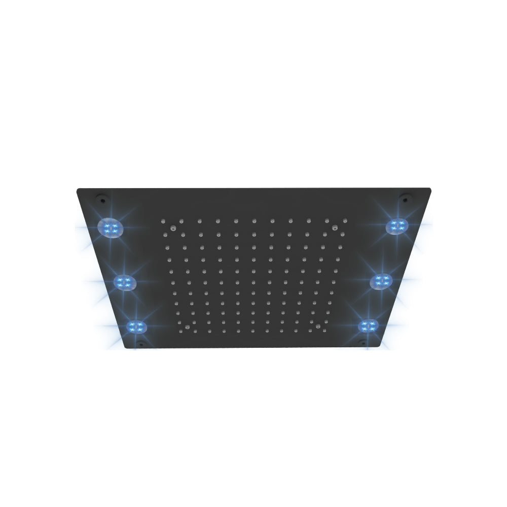 Tenzo Ceiling Shower Head With LED, 33 x 43 cm [13 x 17"] - CTS-1317L