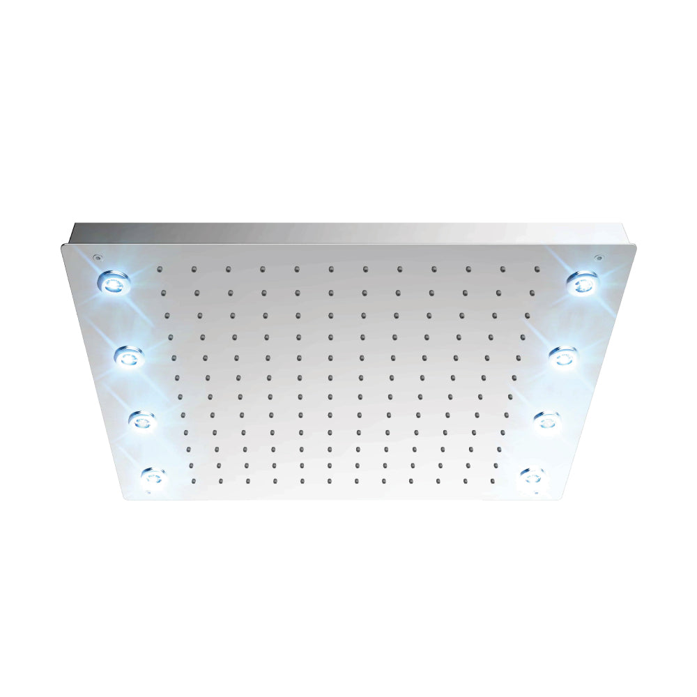 Tenzo Ceiling Shower Head With LED, 43 x 53 cm [17 x 21"] - CTS-1721L