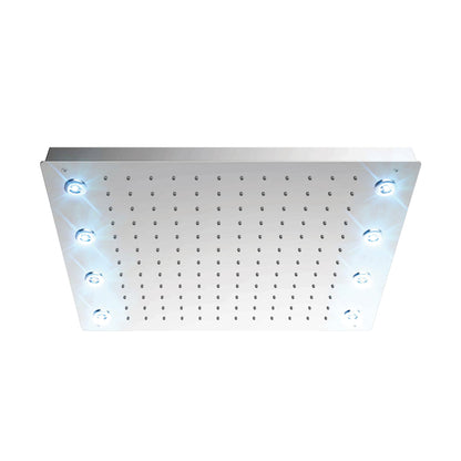 Tenzo Ceiling Shower Head With LED, 43 x 53 cm [17 x 21"] - CTS-1721L