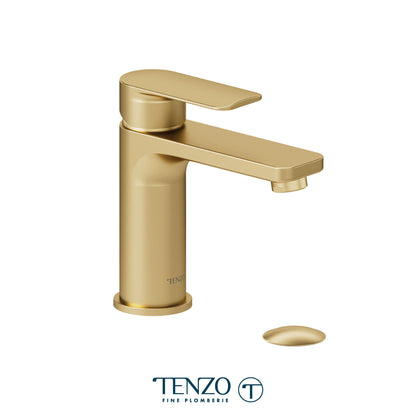 Tenzo Delano Top-Lever Single Hole Lavatory Faucet, Drain without Overflow - DE11-W