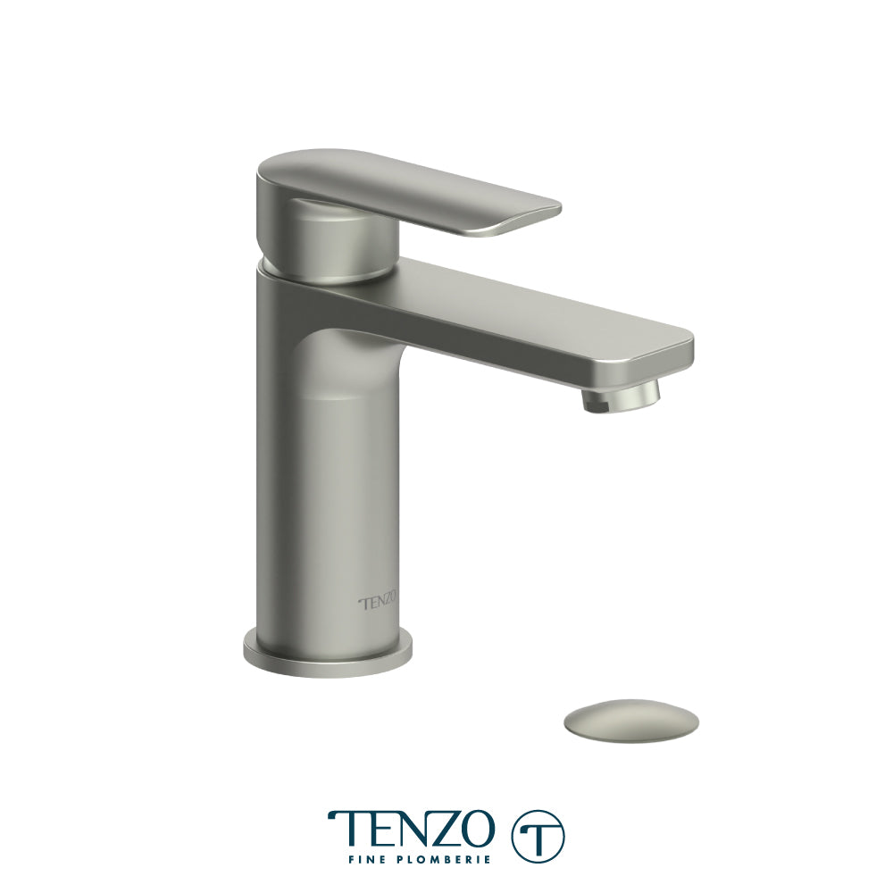 Tenzo Delano Top-Lever Single Hole Lavatory Faucet, Drain without Overflow - DE11-W
