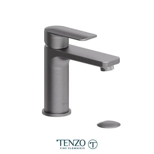 Tenzo Delano Top-Lever Single Hole Lavatory Faucet, Drain with Overflow - DE11-P