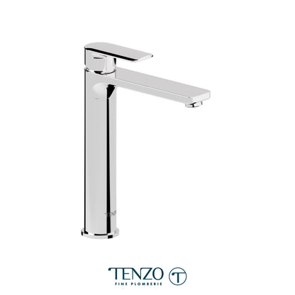 Tenzo Delano Top-Lever Tall Single Hole Lavatory Faucet Without Drain - DE12H