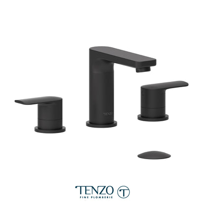 Tenzo Delano 8 Inch Widespread Lavatory Faucet, Drain without Overflow - DE13-W