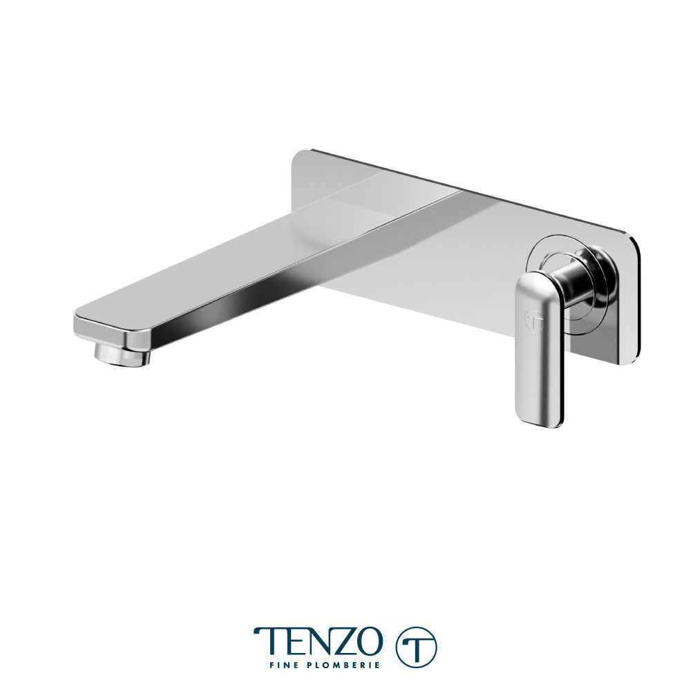 Tenzo Delano Single Plate Wall Mount Lavatory Faucet Without Drain - DE15