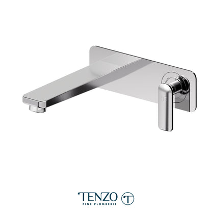 Tenzo Delano Single Plate Wall Mount Lavatory Faucet Without Drain - DE15