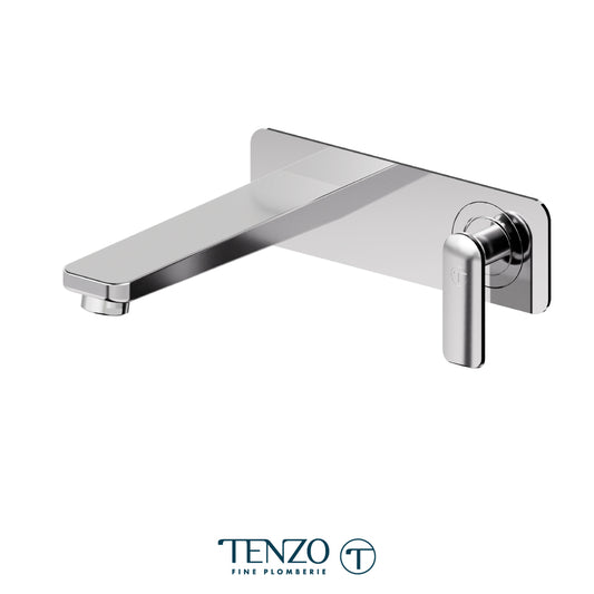 Tenzo Delano Single Plate Wall Mount Lavatory Faucet Trim Without Drain - F-DE15