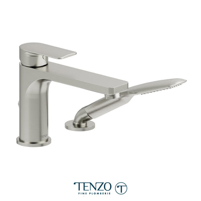 Tenzo Delano 2-Piece Deck Mount Tub Filler with Hand Shower - DE31