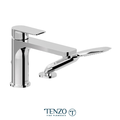 Tenzo Delano 2-Piece Deck Mount Tub Filler with Hand Shower - DE31