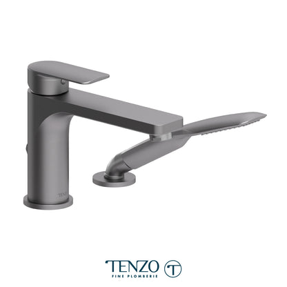 Tenzo Delano 2-Piece Deck Mount Tub Filler with Hand Shower - DE31