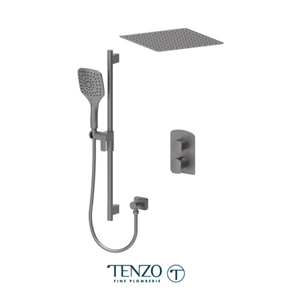 Tenzo DEPB32-21164 shower kit, gun metal