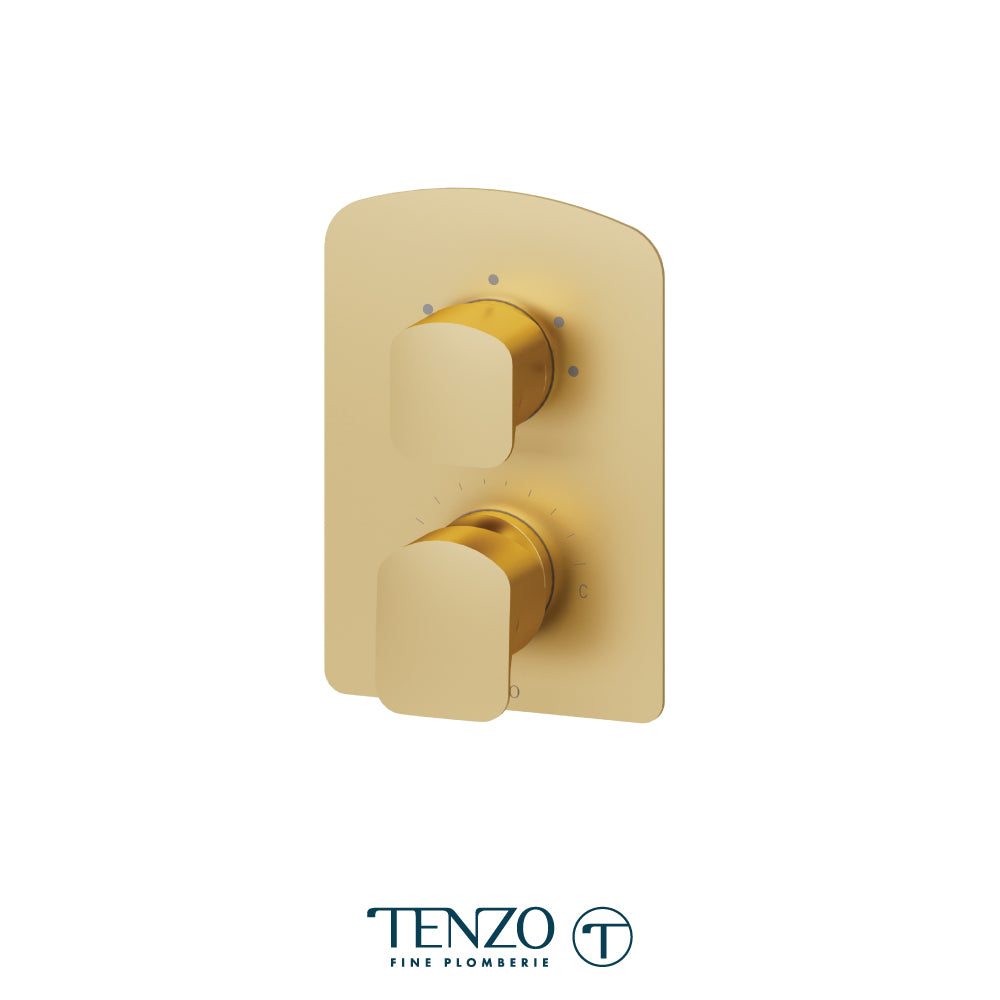 Tenzo Delano T-Box 3-Function Pressure Balance Shower Valve, Rough & Trim - DEPB33