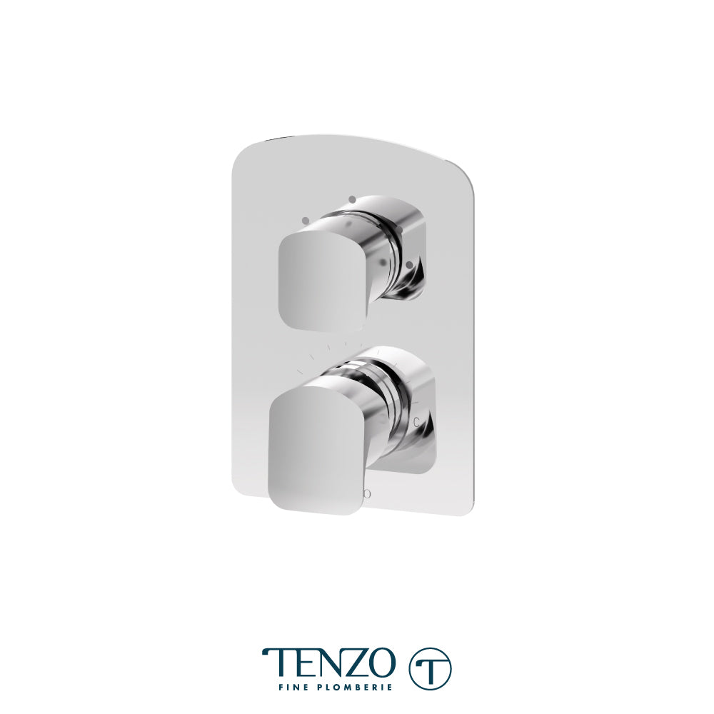 Tenzo Delano T-Box 3-Function Pressure Balance Shower Valve, Rough & Trim - DEPB33