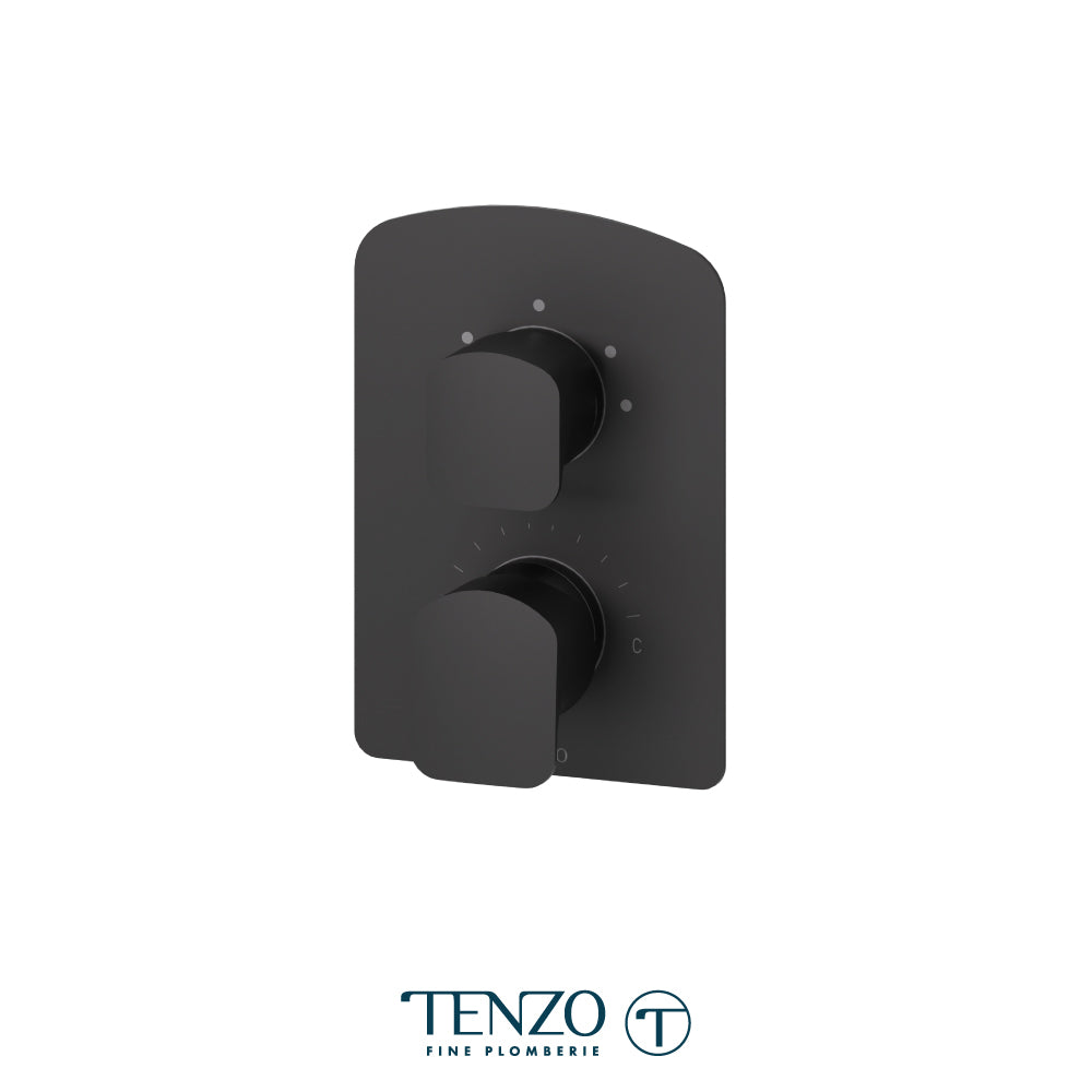 Tenzo Delano T-Box 3-Function Pressure Balance Shower Valve, Rough & Trim - DEPB33
