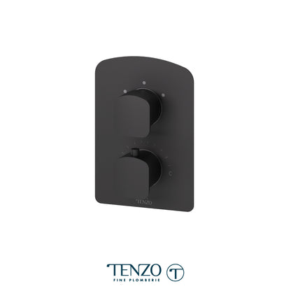 Tenzo Delano T-Box 2-Function Thermostatic Shower Valve, Rough & Trim - DET32
