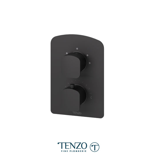 Tenzo Delano T-Box 3-Function Thermostatic Shower Valve Trim - F-DET33