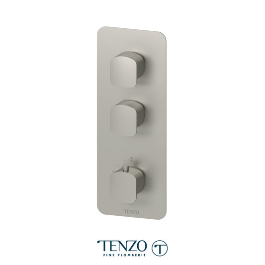 Tenzo Delano Extenza 2-Function Thermostatic High-Flow Shower Valve, Rough & Trim - DET42