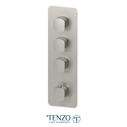 Tenzo Delano Extenza 3-Function Thermostatic Shower Valve Trim - F-DET43