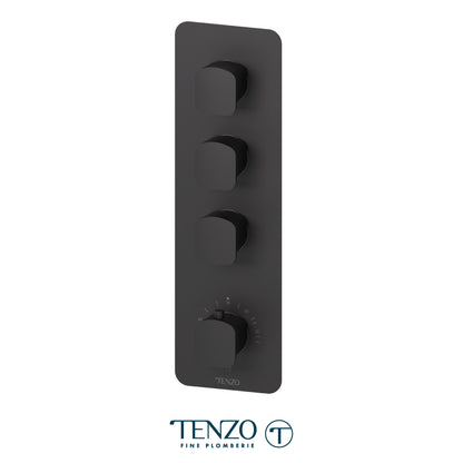 Tenzo Delano Extenza 3-Function Thermostatic High-Flow Shower Valve, Rough & Trim - DET43