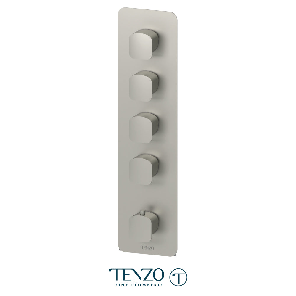 Tenzo Delano Extenza 4-Function Thermostatic High-Flow Shower Valve, Rough & Trim - DET44