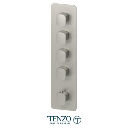 Tenzo Delano Extenza 4-Function Thermostatic High-Flow Shower Valve, Rough & Trim - DET44