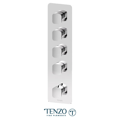 Tenzo Delano Extenza 4-Function Thermostatic High-Flow Shower Valve, Rough & Trim - DET44