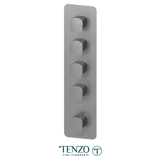 Tenzo Delano Extenza 4-Function Thermostatic High-Flow Shower Valve, Rough & Trim - DET44