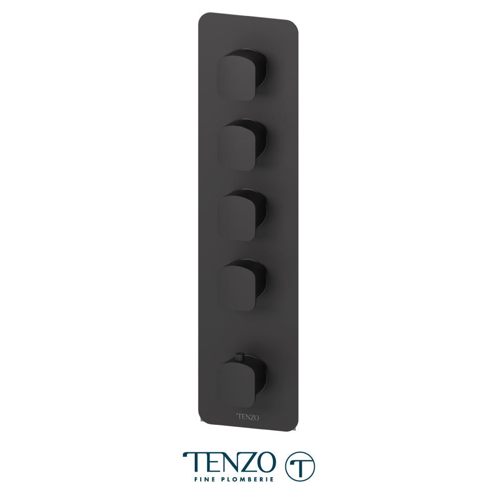 Tenzo Delano Extenza 4-Function Thermostatic High-Flow Shower Valve, Rough & Trim - DET44