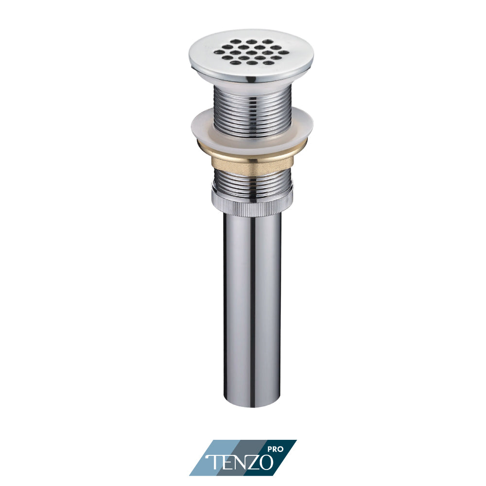 Tenzo Grid Strainer Lavatory Drain Without Overflow - DR-WOF-03