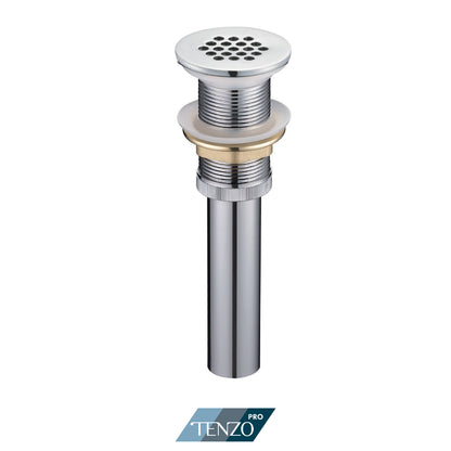 Tenzo Grid Strainer Lavatory Drain Without Overflow - DR-WOF-03