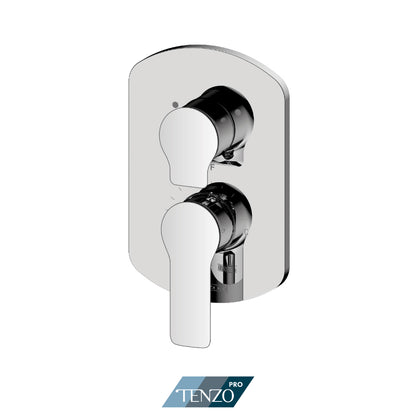 Tenzo Galia SMART-TRIM Pressure Balance Shower Valve Trim, Two Functions, Shared - F-GAPB22S