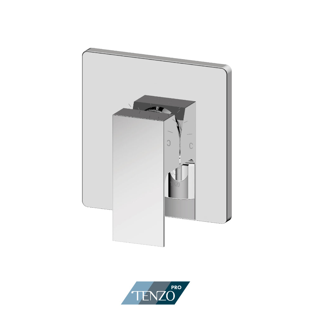 Tenzo Kalissa SMART-TRIM Thermostatic Shower Valve Trim, One Function - F-KATP21