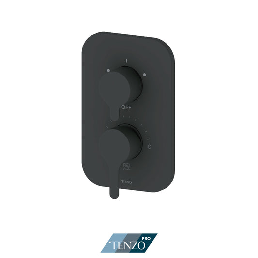 Tenzo Mylo SMART-TRIM Pressure Balance Shower Valve Trim, Two Functions, Shared - F-MYPB22S