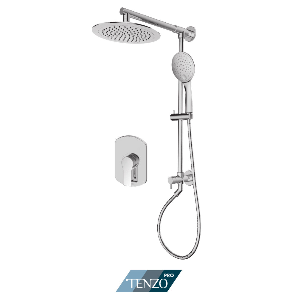 Tenzo Galia Pressure Balance Shower Kit Trim, Exposed Shower System - F-GAPB21-R1201