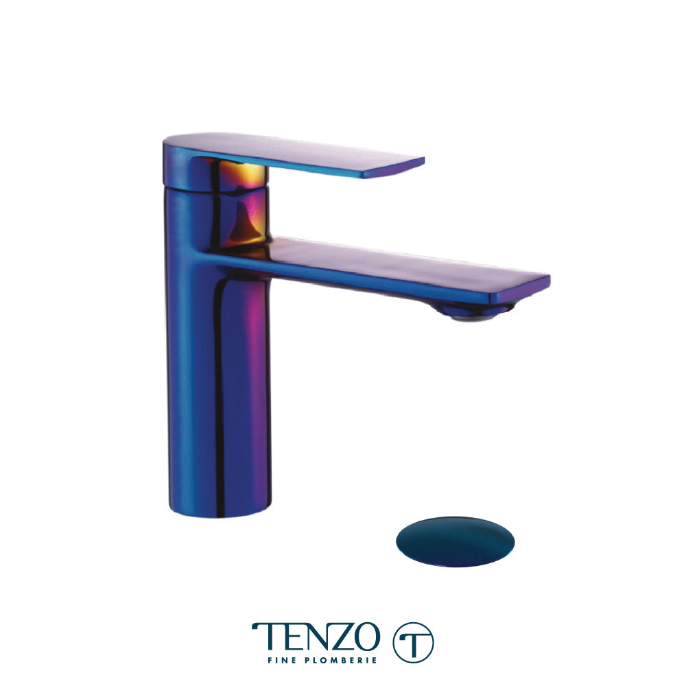 Tenzo Glam Single Hole Lavatory Faucet With (Overflow) Drain - GL11-P