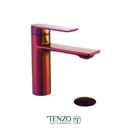 Tenzo Glam Single Hole Lavatory Faucet With (Overflow) Drain - GL11-P