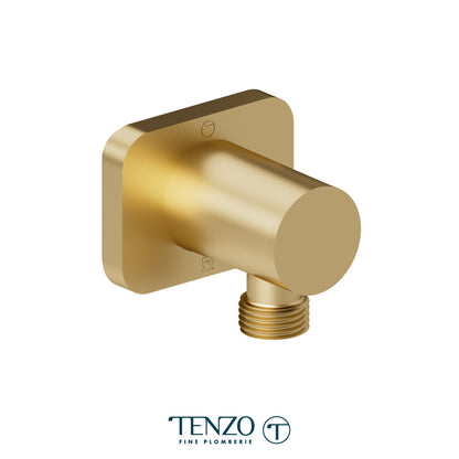 Tenzo Wall Supply Elbow, Square Plate - HC-308