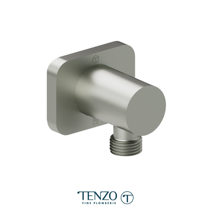Tenzo Wall Supply Elbow, Square Plate - HC-308