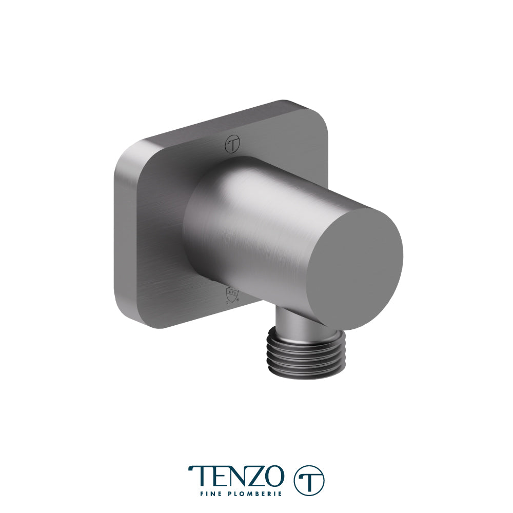 Tenzo Wall Supply Elbow, Square Plate - HC-308