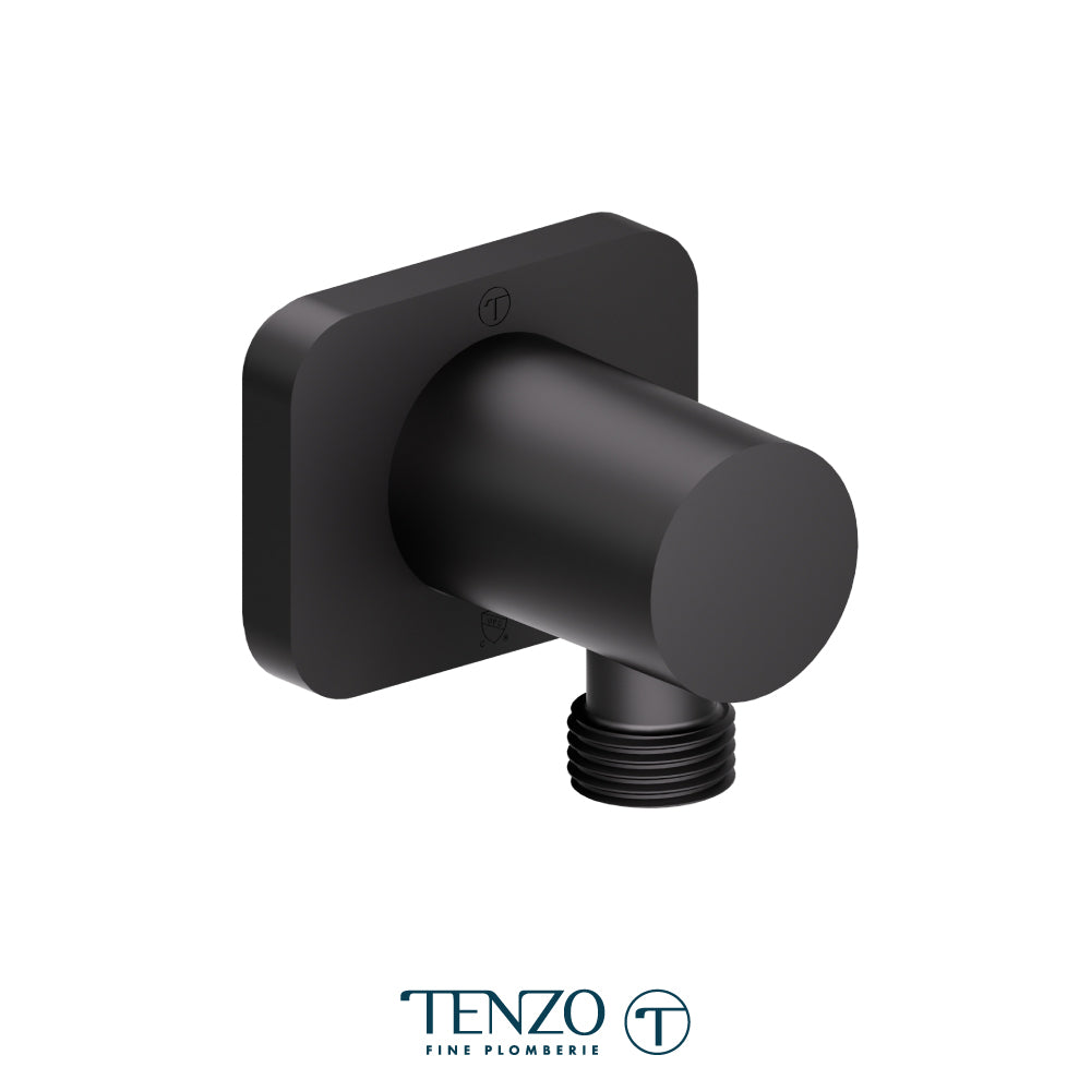 Tenzo Wall Supply Elbow, Square Plate - HC-308