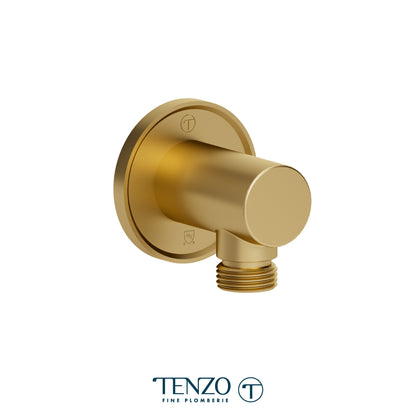 Tenzo Wall Supply Elbow, Round Plate - HC-313