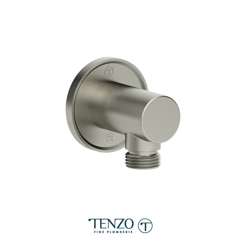 Tenzo Wall Supply Elbow, Round Plate - HC-313